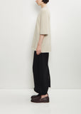 Raven Mercerized Wool Sweater — Stone Melange