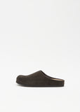Suede Clog