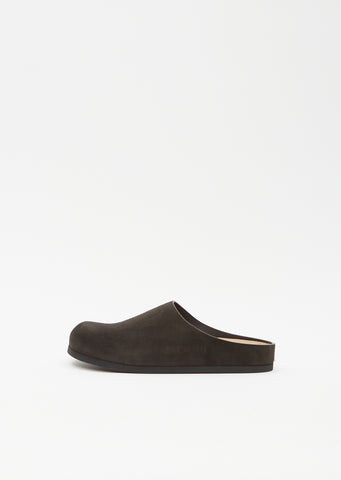 Suede Clog
