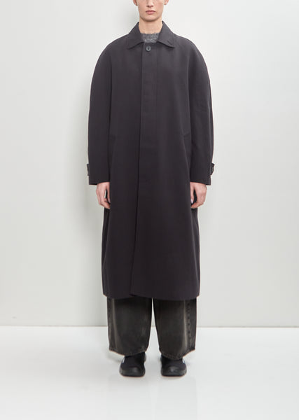Cotton Hemp Balmacan Coat – La Garçonne