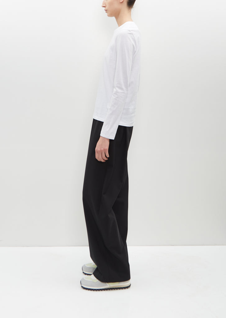 Long Sleeve Mini Boy T-Shirt — Optic White