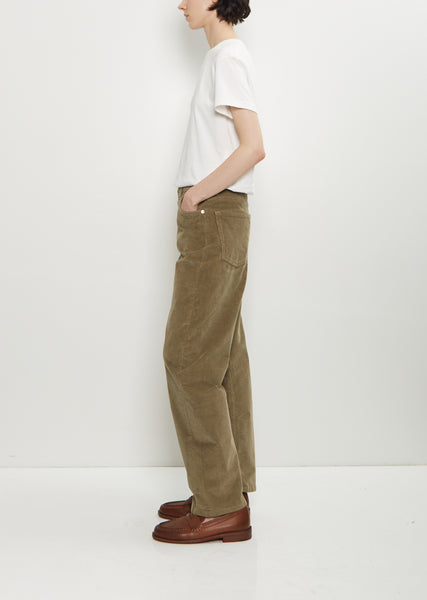 Denjo Corduroy Pant — Lichen – La Garçonne