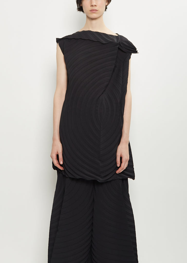 Paper Bag Pleats Tunic