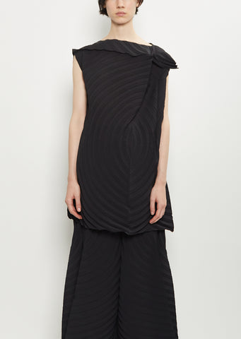 Paper Bag Pleats Tunic