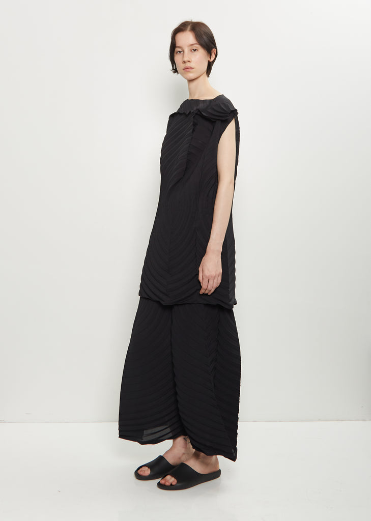 Paper Bag Pleats Tunic