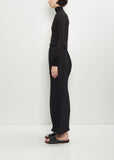 Paper Bag Pleats Wide Pants