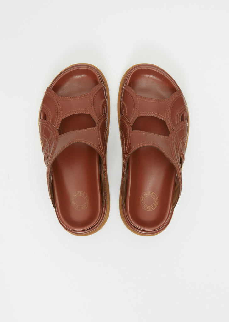 Leather Sandal — Tan