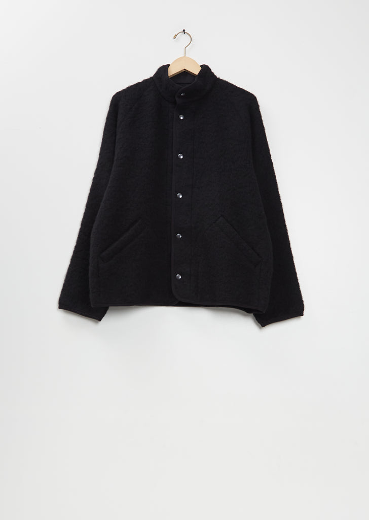 Countour Wool Unlined Jacket — Black