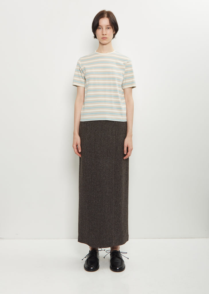 Gradient Stripe Cotton Tee
