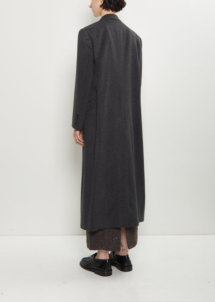 Cashmere Moleskin Coat – La Garçonne