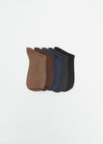 One Ribbed Socks — Nero