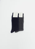 Velvet Socks — Grey