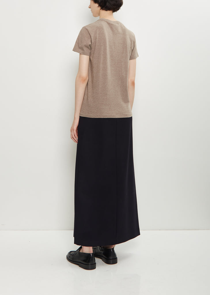 Cotton Seamless Crew Neck Tee