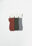 Knee High Wool Blend Socks — Green