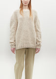 Cotton-Wool Hand Knit Sweater