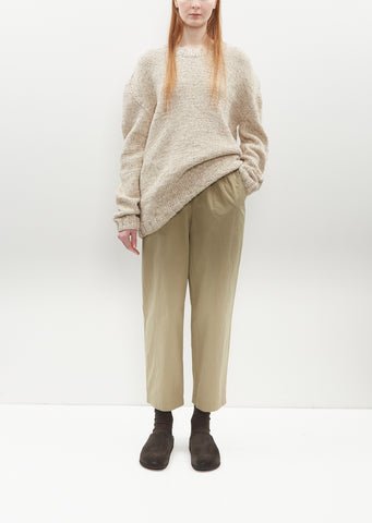 Fabi Italian Cotton Pant — Sesame