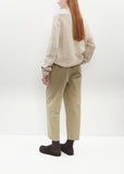 Fabi Italian Cotton Pant — Sesame