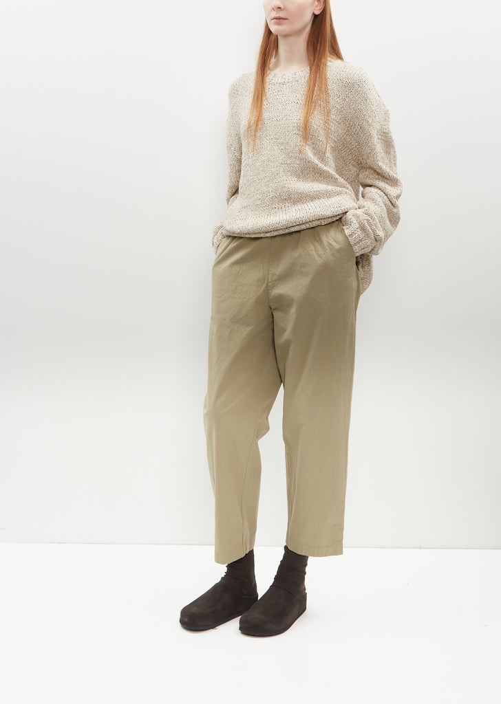 Fabi Italian Cotton Pant — Sesame