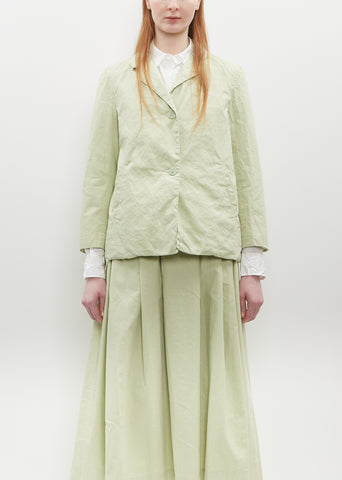 Air Linen-Cotton Jacket — Jade