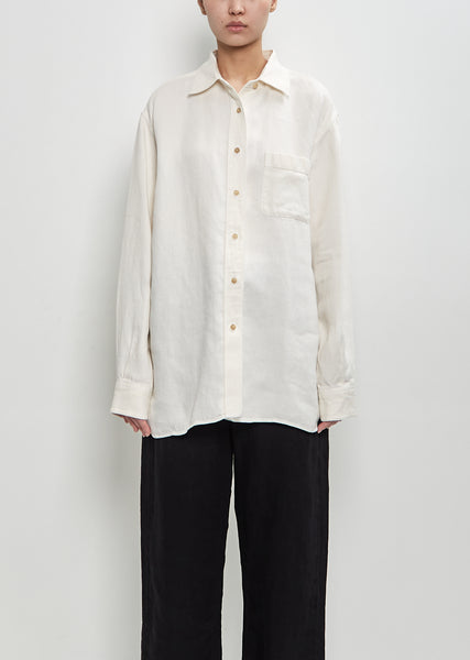 【YOURNUS】Boyish Linen Check Shirt MANGO Linen Check Shirt in Beige | endource