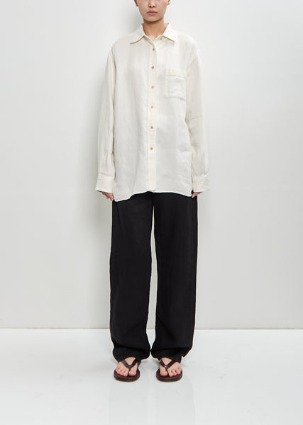 新品 THE ROW 25SS NESSON SHIRT 0 国内正規品 Feb2021Session6476_TMHILHPS20_