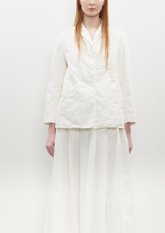 Air Linen-Cotton Jacket — Off White