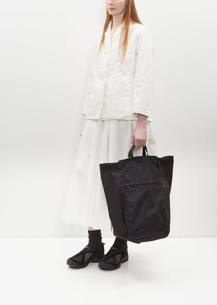 Gabardine Zippy Tote L – La Garçonne Gabardine Zippy Tote L – La Garçonne
