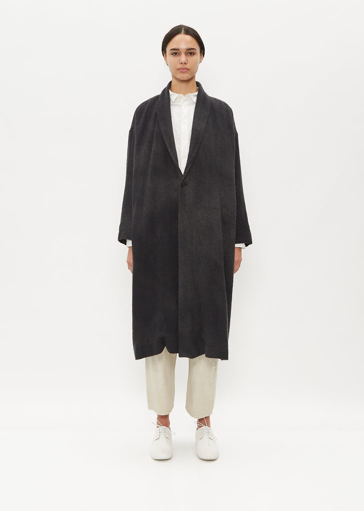 Hand Dye Cashmere Duster Coat