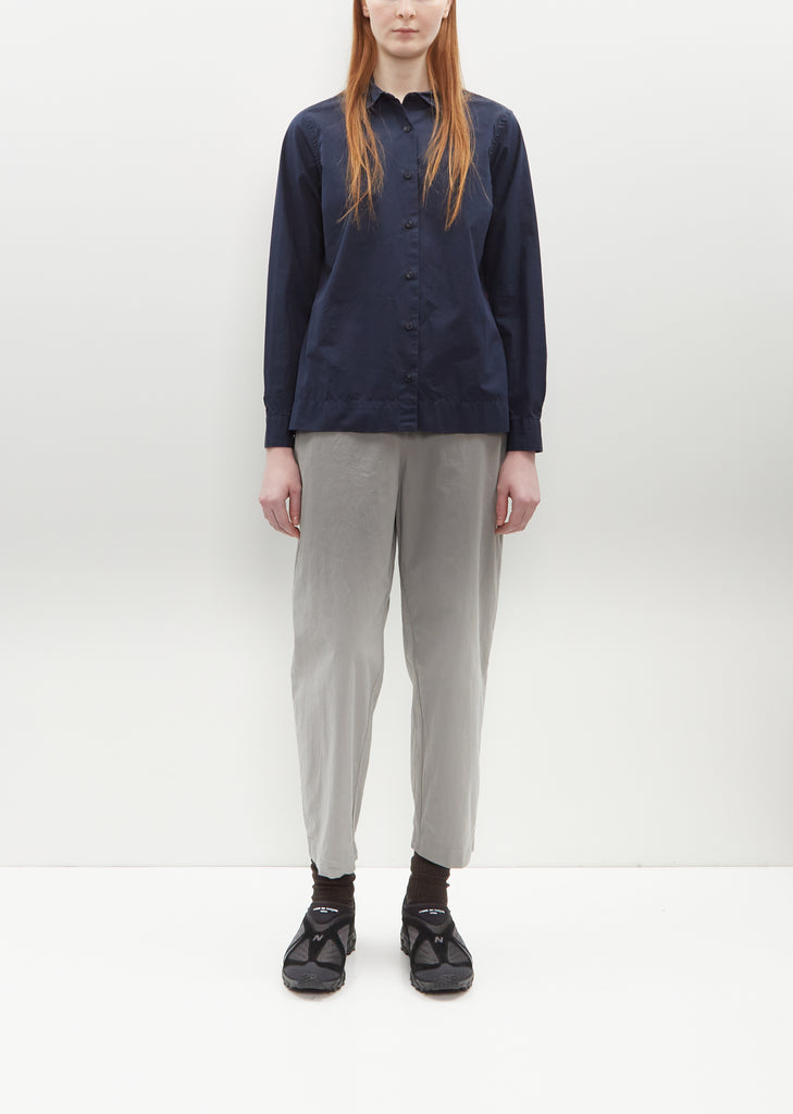 Chloe Light Cotton Shirt — Navy