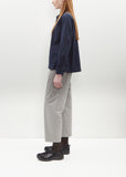 Chloe Light Cotton Shirt — Navy