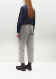 Fabi Italian Cotton Pant — Light Grey