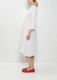 Handwoven Linen Wrap Dress