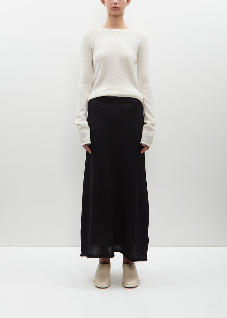 Alpaca Knit Bell Skirt