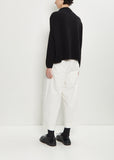 Cashmere Polo Sweater — Black