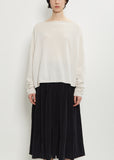 Cashmere Boatneck Sweater — Oatmeal