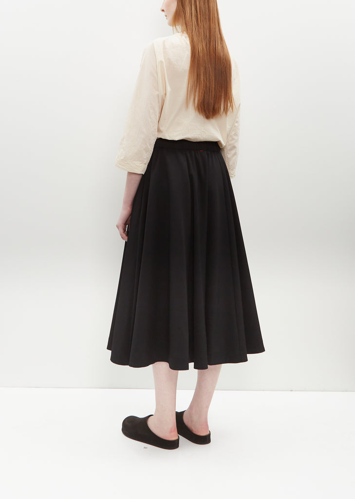 Petit Soleil Wool Gabardine Skirt