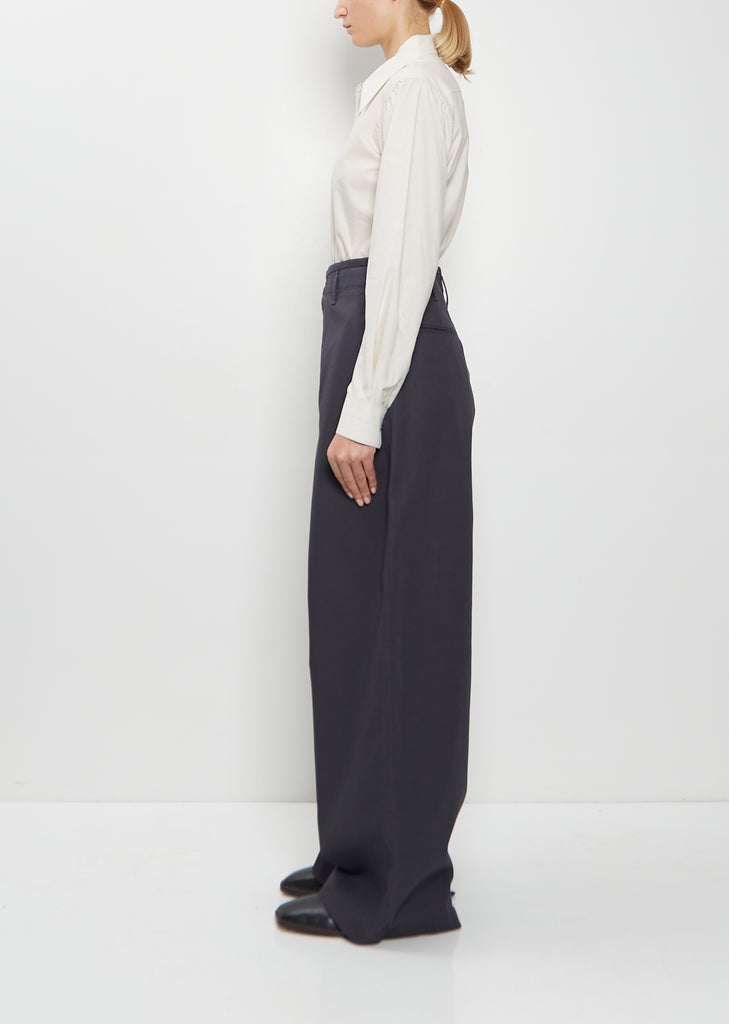 Large Cotton Chino — Graphite Blue