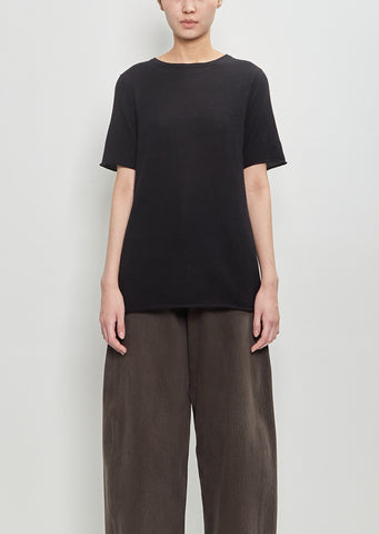 Super Fine Alpaca Tee — Black