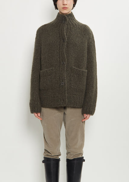 Maya Cashmere Silk Cardigan – La Garçonne - Main Image