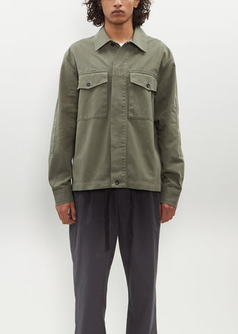 Drawcord Jacket — Uniform Green
