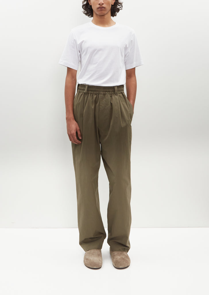 Pull On Trouser — Khaki Green