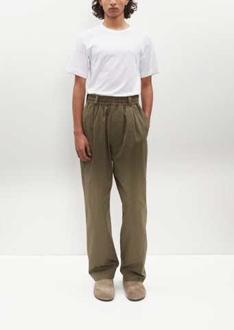 Pull On Trouser — Khaki Green