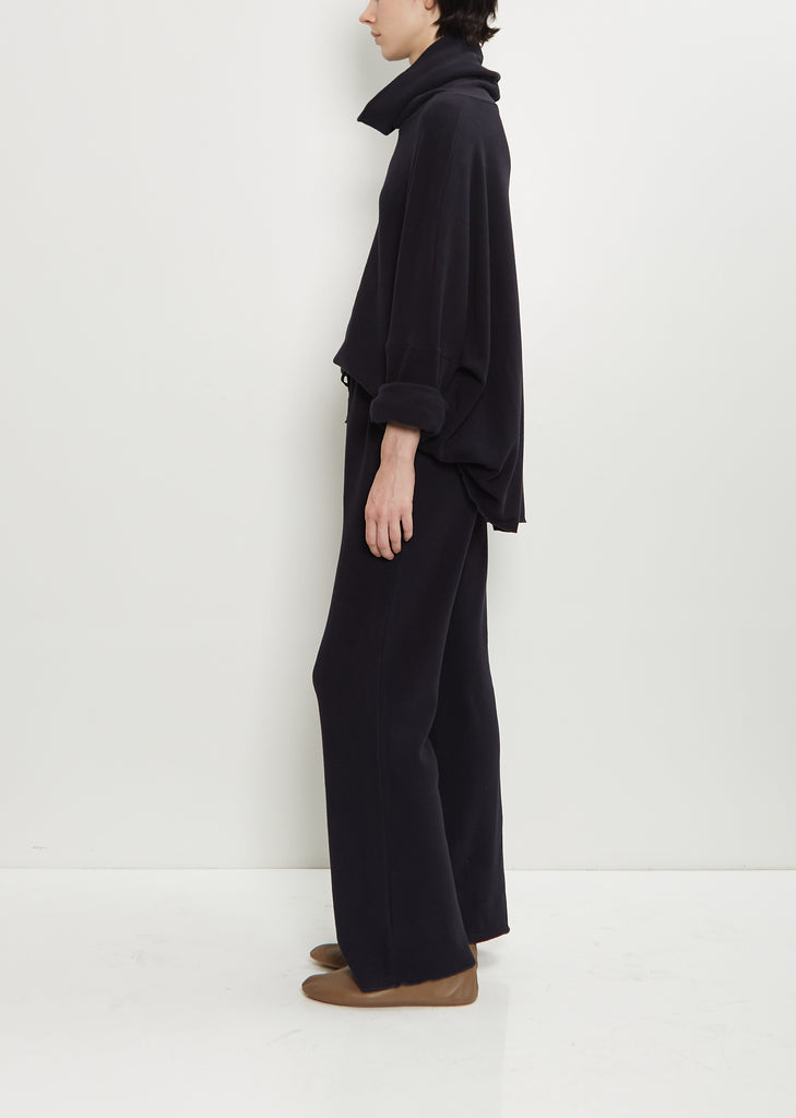 Stretch Jersey Basic Trousers — Ink
