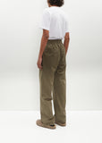 Pull On Trouser — Khaki Green