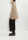 Stretch Jersey Turtleneck Sweater — Marron Glace