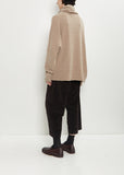 Stretch Jersey Turtleneck Sweater — Marron Glace