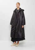 Technical Padded Coat — Black