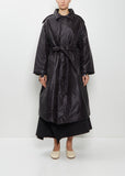 Technical Padded Coat — Black