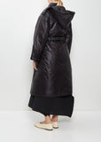 Technical Padded Coat — Black