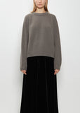 Ribbed Cashmere Sweater — Storm